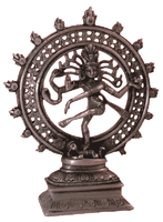 Shiva Nataraj Messing Eénkleurig (20 cm) - thumbnail