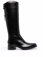 Sartore bottes à fermeture zippée au dos - Noir