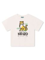 Kenzo Kids t-shirt Tokyo Paris Kotora en coton - Tons neutres - thumbnail