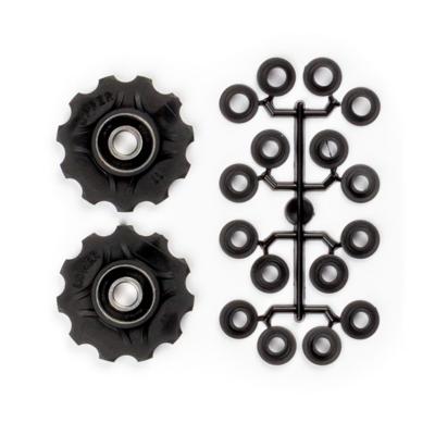 Elvedes Derailleurwieltjes 11 tanden 7-11v zwart 2 stuks