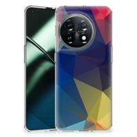 OnePlus 11 | TPU Hoesje | Polygon Dark