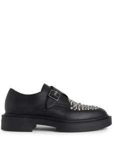 Giuseppe Zanotti mocassins Adric en cuir clouté - Noir