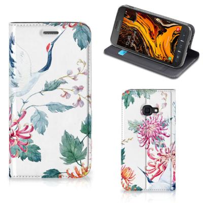 Samsung Galaxy Xcover 4s | Hoesje maken | Bird Flowers