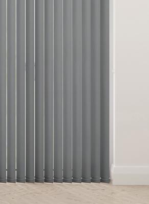 Verticale lamellen - Unicolour Houtskool