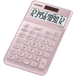 Casio JW-200SC Bureaurekenmachine Roze Aantal displayposities: 12 werkt op zonne-energie, werkt op batterijen (b x h x d) 109 x 11 x 184 mm