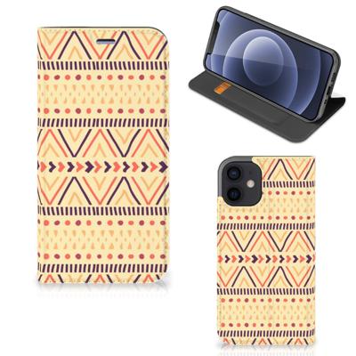 iPhone 12 Mini | Hoesje met Magneet | Aztec Yellow