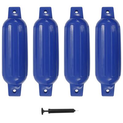 VidaXL Bootstootkussens 4 st 41x11,5 cm pvc blauw