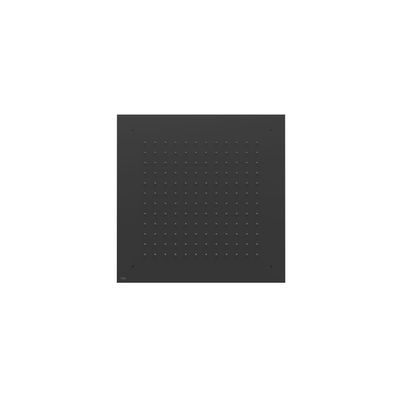 Hoofddouche Tres Plafond 38x38 cm Vierkant Patroon Mat Zwart