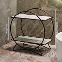 AureliaTower Luxe 2-Laags Badkamer & Make-up Organizer