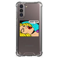 Samsung Galaxy S21 Anti Shock Bumper Case Popart Oh Yes