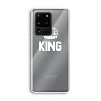 King zwart: Samsung Galaxy S20 Ultra Transparant Hoesje