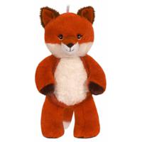 Knuffeldier Vos Reintje - zachte pluche stof - dieren knuffels - rood - 33 cm - thumbnail