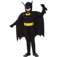 Gespierde vleermuis superheld kinder verkleedkleding - thumbnail