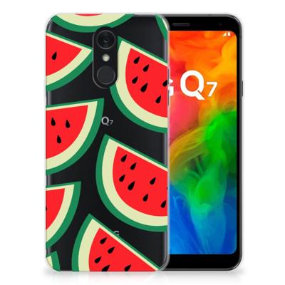 LG Q7 | Siliconen Case | Watermelons