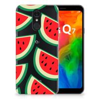 LG Q7 | Siliconen Case | Watermelons