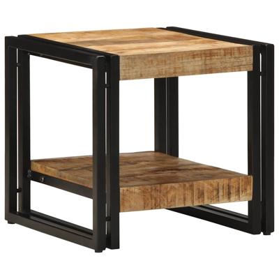 Salontafel Bruin 40 x 40 x 38 cm massief mangohout