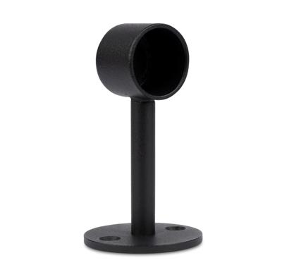 Dichte afstandsteun zwart Ø25 mm L= 75mm - per stuk