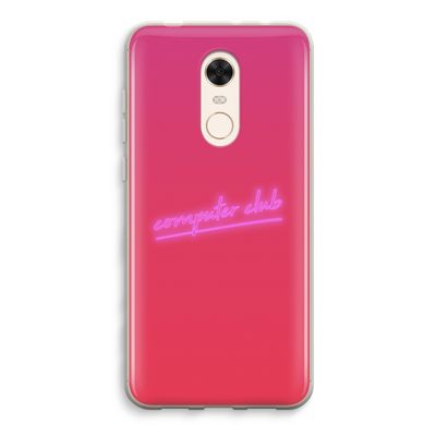 Vice Glow: Xiaomi Redmi 5 Transparant Hoesje