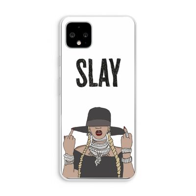 Slay All Day: Pixel 4 XL Transparant Hoesje