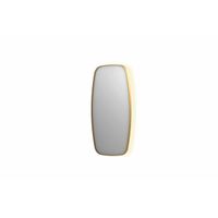 INK SP30 spiegel - 50x4x100cm contour in stalen kader incl indir LED - verwarming - color changing - dimbaar en schakelaar - geborsteld mat goud 8409752