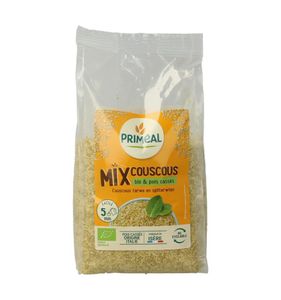 Couscous tarwe spliterwten bio