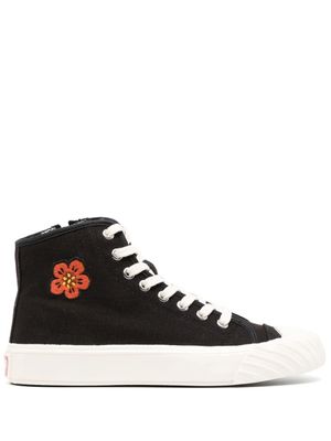 Kenzo baskets montantes à logo brodé - Noir