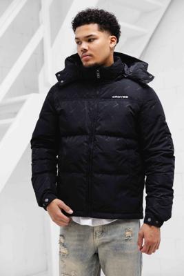 Croyez Allover Puffer Winterjas Heren Zwart - Maat S - Kleur: Zwart | Soccerfanshop