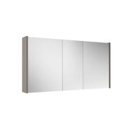 Adema Prime Spiegelkast - 120x63x16cm -inclusief zijpanelen - taupe SW1212818/SW910736
