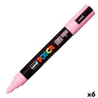 Markeerstift POSCA PC-5M Licht Roze (6 Stuks)