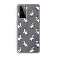 Eenhoorns overal: OnePlus 9 Pro Transparant Hoesje