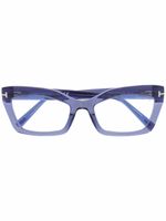 TOM FORD Eyewear lunettes de vue à monture papillon - Bleu