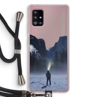 Wanderlust: Samsung Galaxy A51 5G Transparant Hoesje met koord