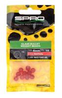 Spro Round Glass Beads Red Ruby 10st. 8 mm