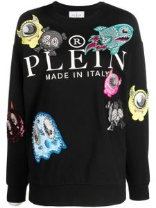 Philipp Plein sweat Monsters à logo imprimé - Noir