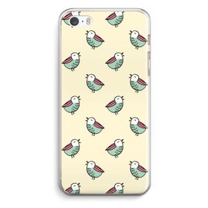 Vogeltjes: iPhone 5 / 5S / SE Transparant Hoesje
