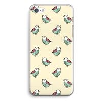 Vogeltjes: iPhone 5 / 5S / SE Transparant Hoesje