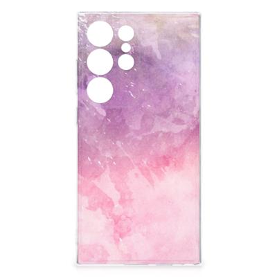 Smartphone hoesje Samsung Galaxy S24 Ultra Pink Purple Paint