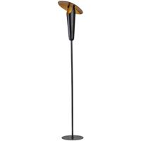 ETH Moderne vloerlamp The Britt zwart met goud 05-VL8371-30 - thumbnail