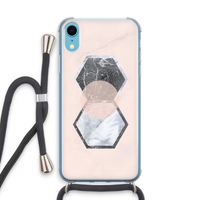 Creatieve toets: iPhone XR Transparant Hoesje met koord
