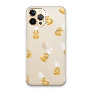 Ananasjes: iPhone 13 Pro Max Transparant Hoesje