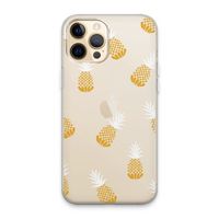 Ananasjes: iPhone 13 Pro Max Transparant Hoesje