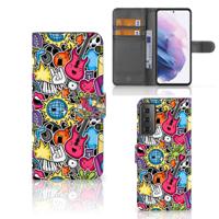 Samsung Galaxy S21 Plus | Wallet Case | met Pasjes | Punk Rock