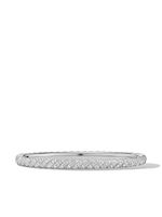 David Yurman bracelet en or blanc 18ct pavé de diamants - Argent