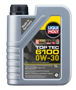 Motorolie Top Tec 6100 0W-30 LIQUI MOLY, Viscositeit klasse SAE: 0W30, 1.0, L