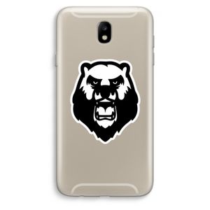 Angry Bear (white): Samsung Galaxy J7 (2017) Transparant Hoesje