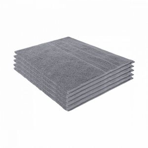 Pure4u Luxe Hotel Gastendoek - Antraciet - 5 stuks - 30x50cm - 550 g/m2