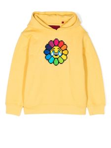 Mostly Heard Rarely Seen 8-Bit hoodie en coton à imprimé serpent - Jaune