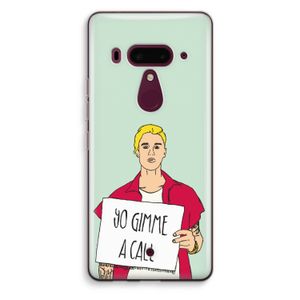 Gimme a call: HTC U12+ Transparant Hoesje