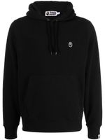 A BATHING APE® hoodie en jersey à logo appliqué - Noir - thumbnail