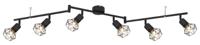 Globo PlafondlampXara I zwart 6-lichts - 54802S-6S
